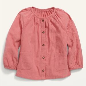 Old Navy Toddler Girl Crinkle Blouse